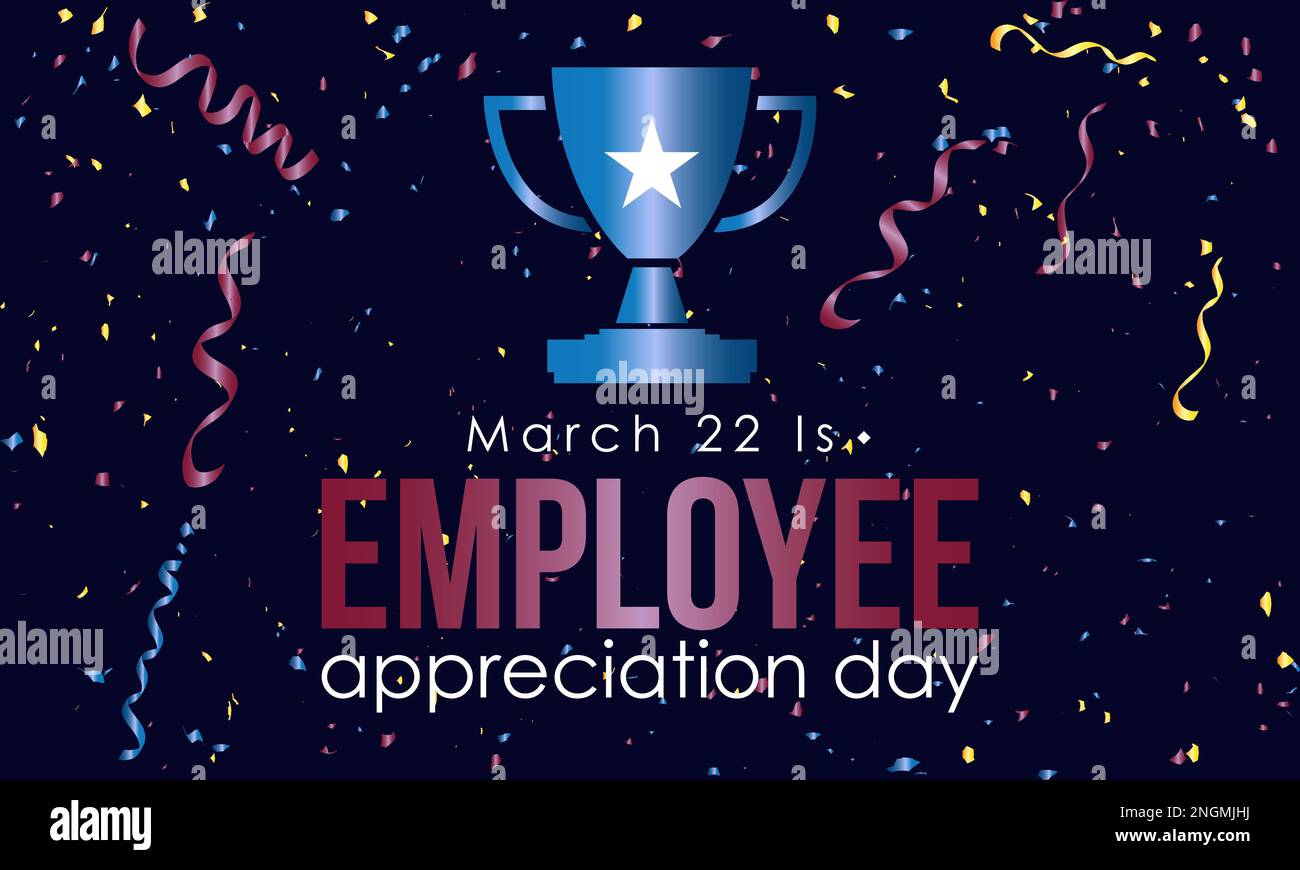 Employee Appreciation Day. Business with employees recognition concept