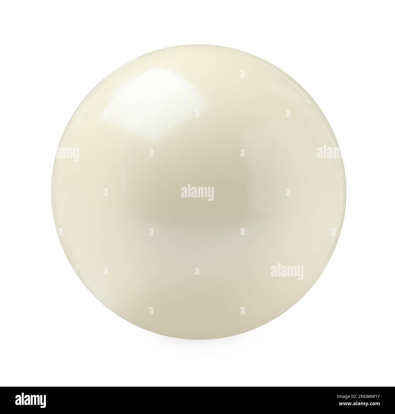 Classic plain billiard ball isolated on white Stock Photo Alamy