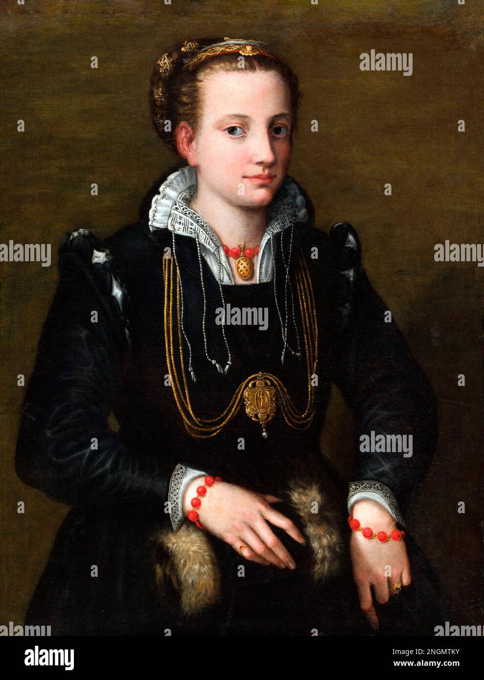 Fine art painting female portrait hi-res stock photography and images ...