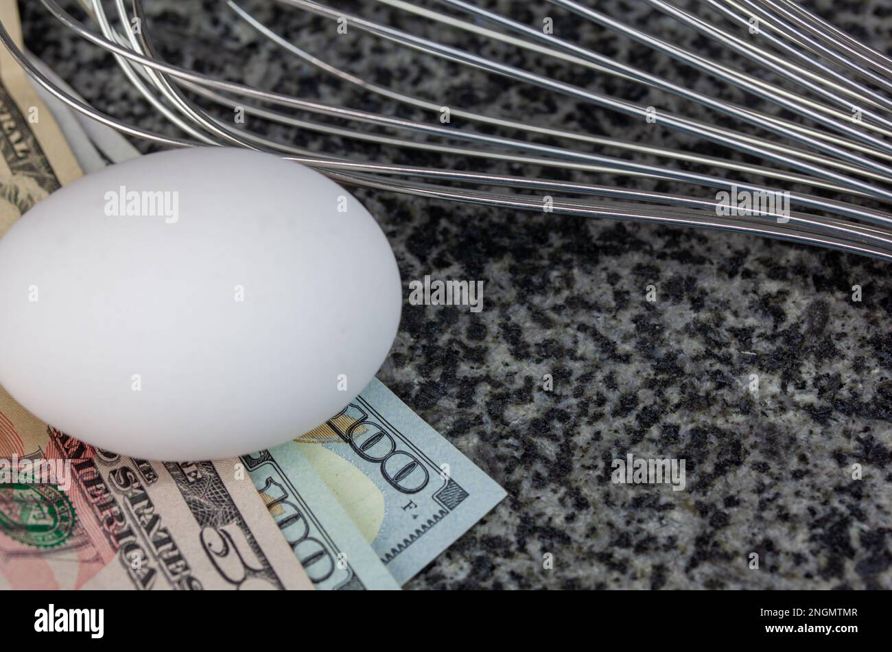 Concept image showing the high price of eggs Stock Photo Alamy