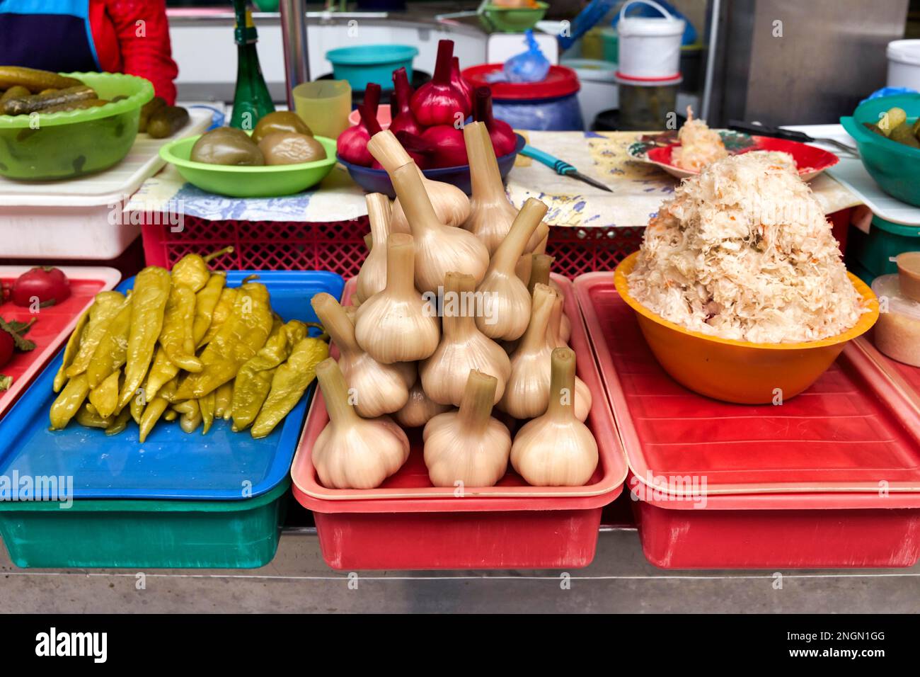 St. Petersburg Russia. Kuznechnyy Rynok Market Stock Photo - Alamy