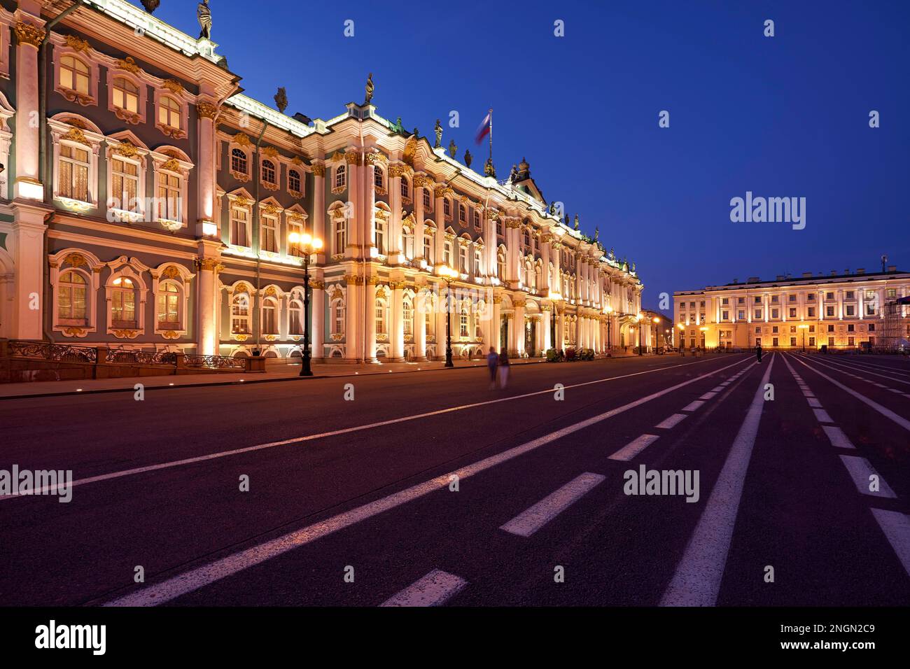 St. Petersburg Russia. Winter Palace in Palace Square Stock Photo - Alamy