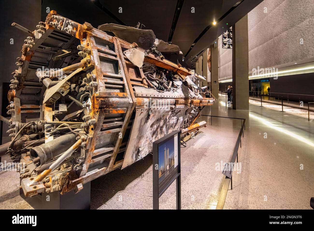 New York. Manhattan. National September 11 Memorial Museum Stock Photo
