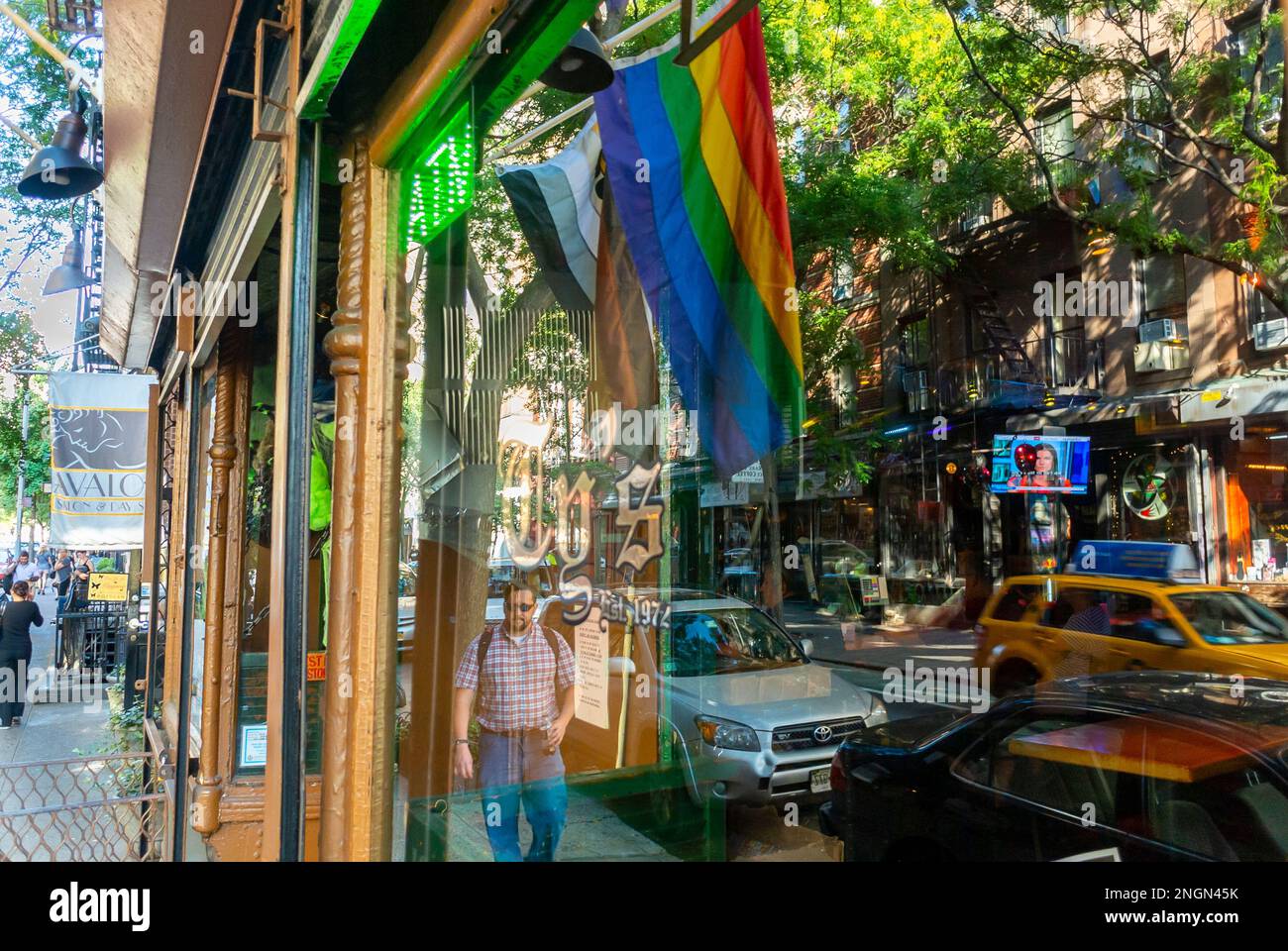 New York CIty, NY, USA, Street Scene, Greenich Village, LGBT , Gay Bar