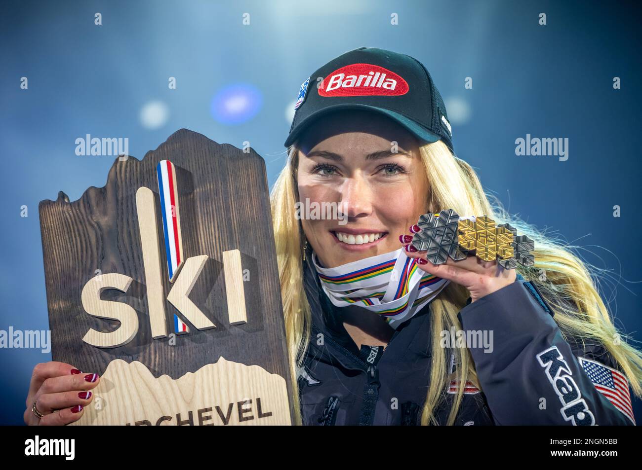 Courchevel, France. 18th Feb, 2023. Alpine Skiing World Championship