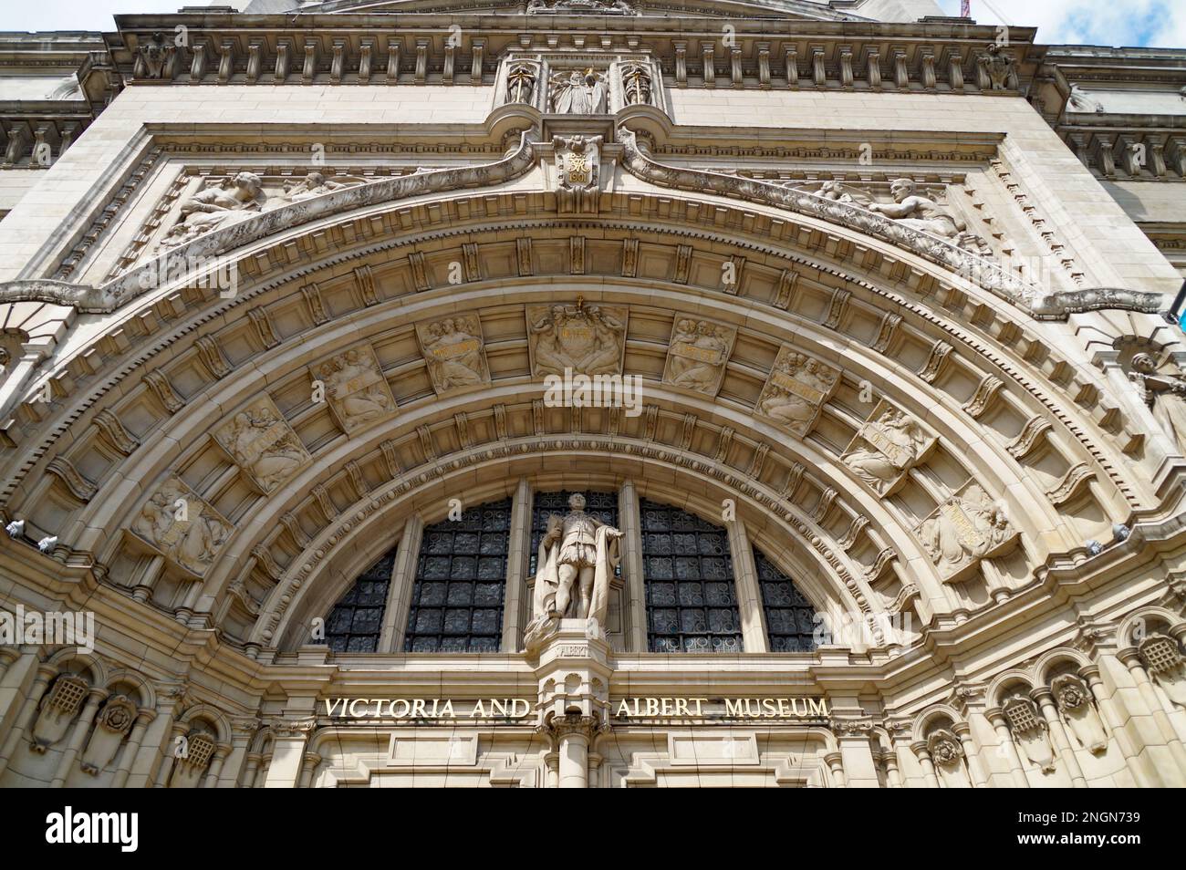 The Victoria and Albert Museum or the V&A in the Royal Borough of ...