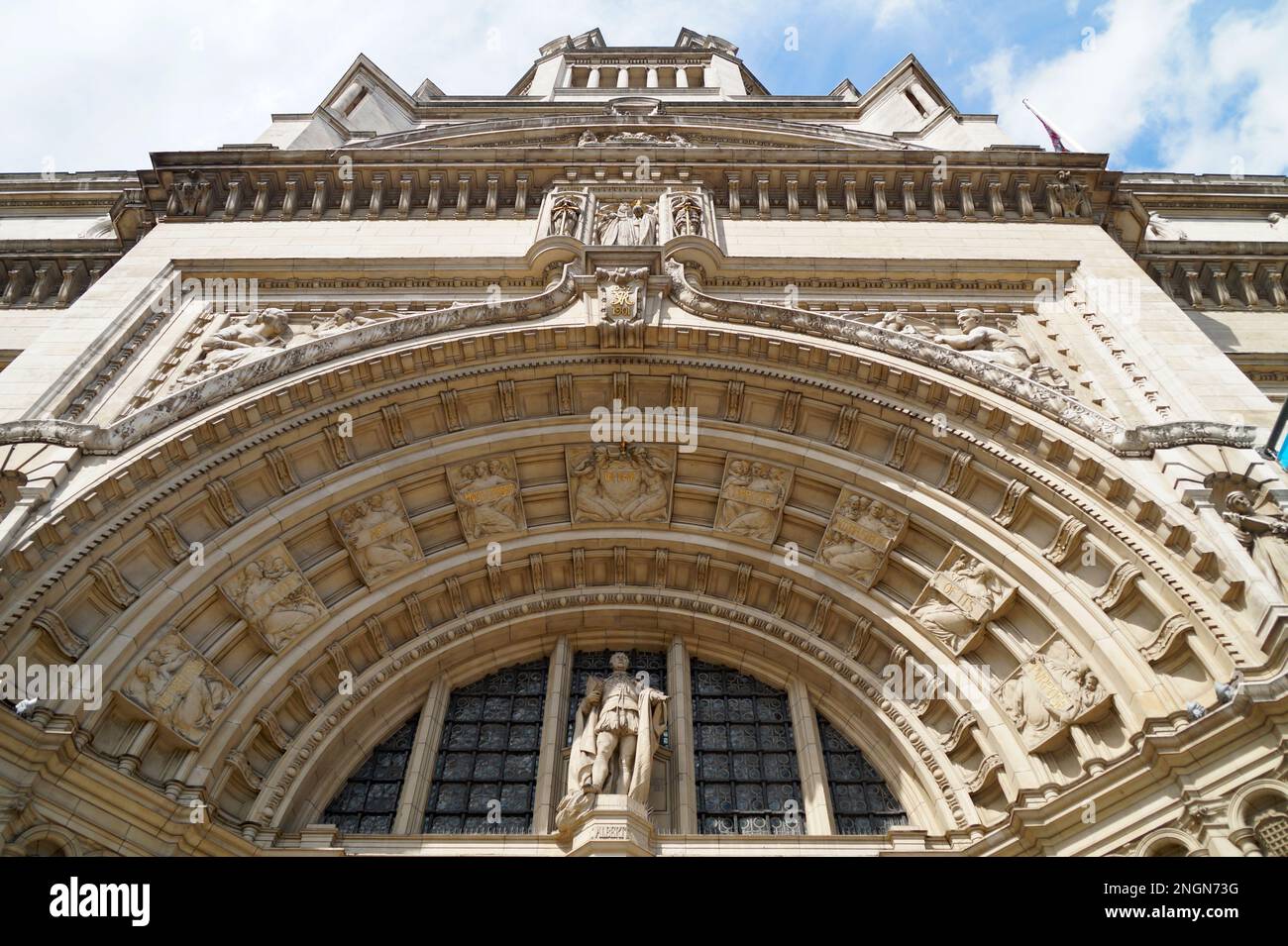 The Victoria and Albert Museum or the V&A in the Royal Borough of ...