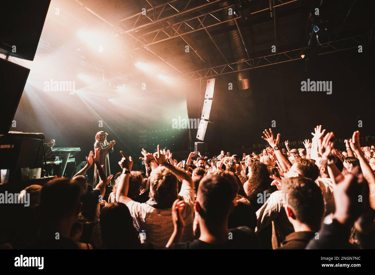 Copenhagen, Denmark. 17th Feb, 2023. The Syrian singer Omar Souleyman