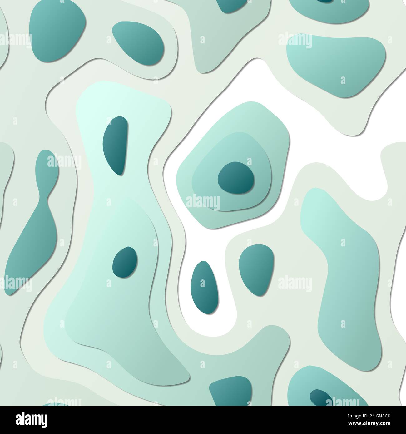 Colorful abstract layers. Papercut style background. Vibrant 3D ...