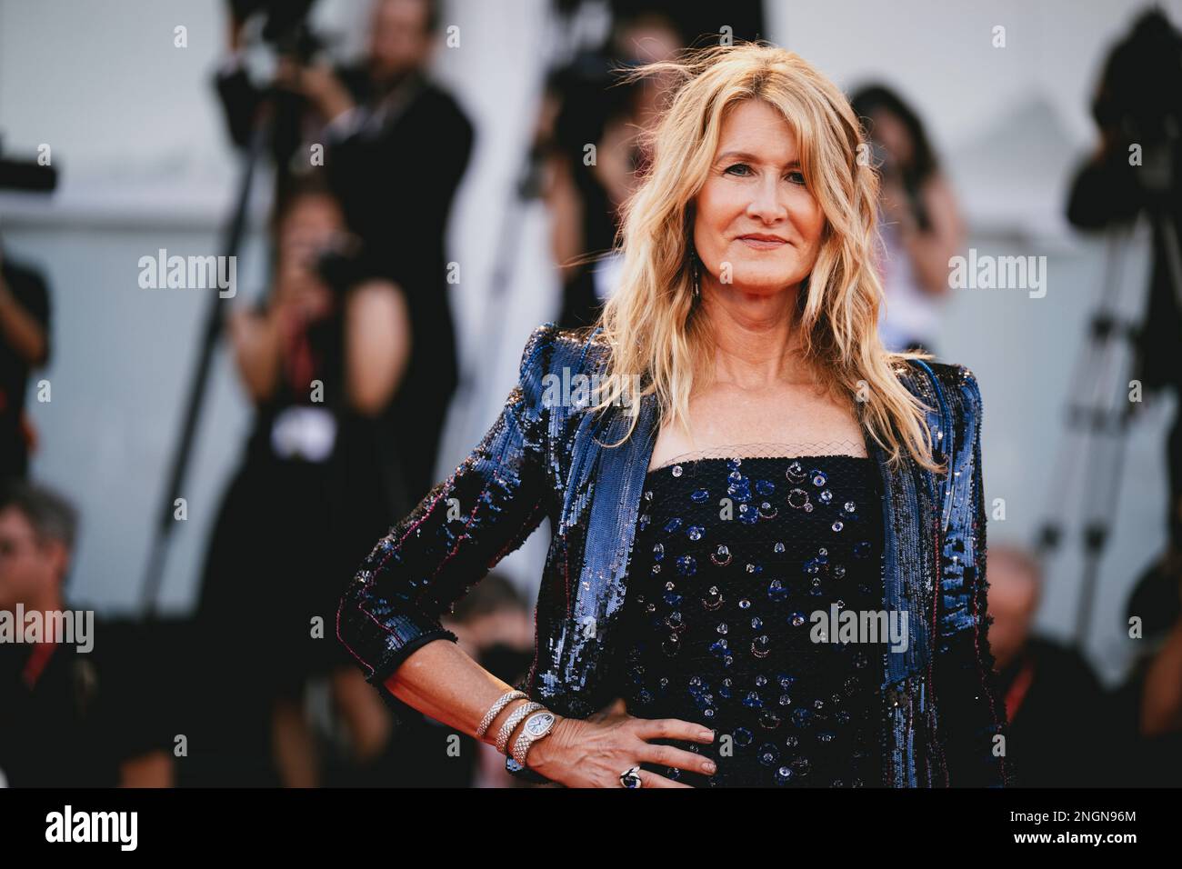 Venice, Venice, Italy, 07th September, 2022,  Laura Dern, Hugh Jackman and Vanessa Kirby attend the 2022 Venice Film Festival (Photo Credit: Giovanna Stock Photo