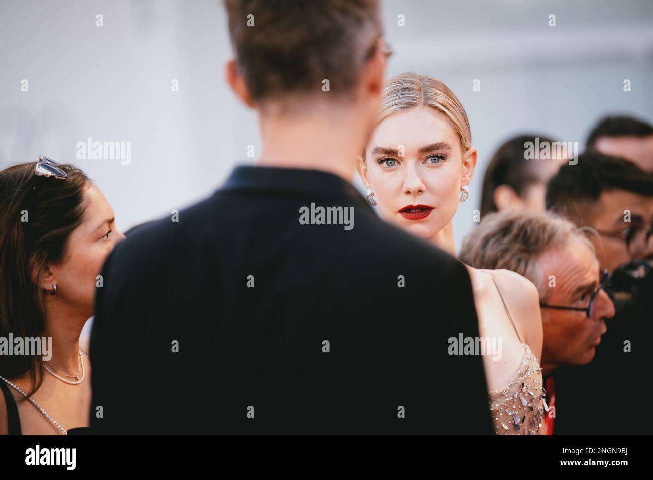 Venice, Venice, Italy, 07th September, 2022,  Laura Dern, Hugh Jackman and Vanessa Kirby attend the 2022 Venice Film Festival (Photo Credit: Giovanna Stock Photo