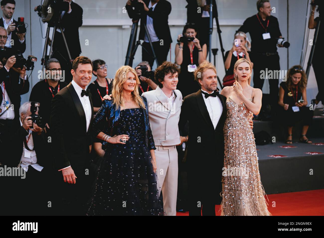 Venice, Venice, Italy, 07th September, 2022,  Laura Dern, Hugh Jackman and Vanessa Kirby attend the 2022 Venice Film Festival (Photo Credit: Giovanna Stock Photo