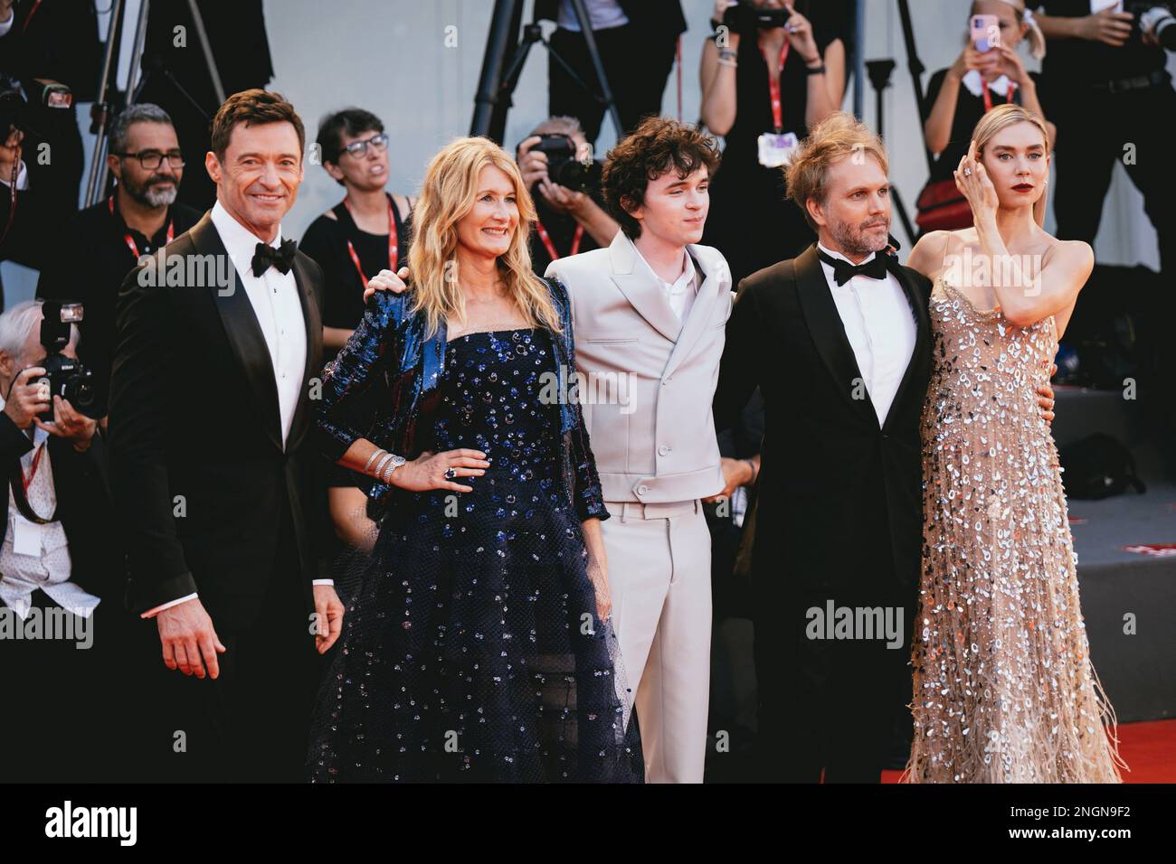 Venice, Venice, Italy, 07th September, 2022,  Laura Dern, Hugh Jackman and Vanessa Kirby attend the 2022 Venice Film Festival (Photo Credit: Giovanna Stock Photo