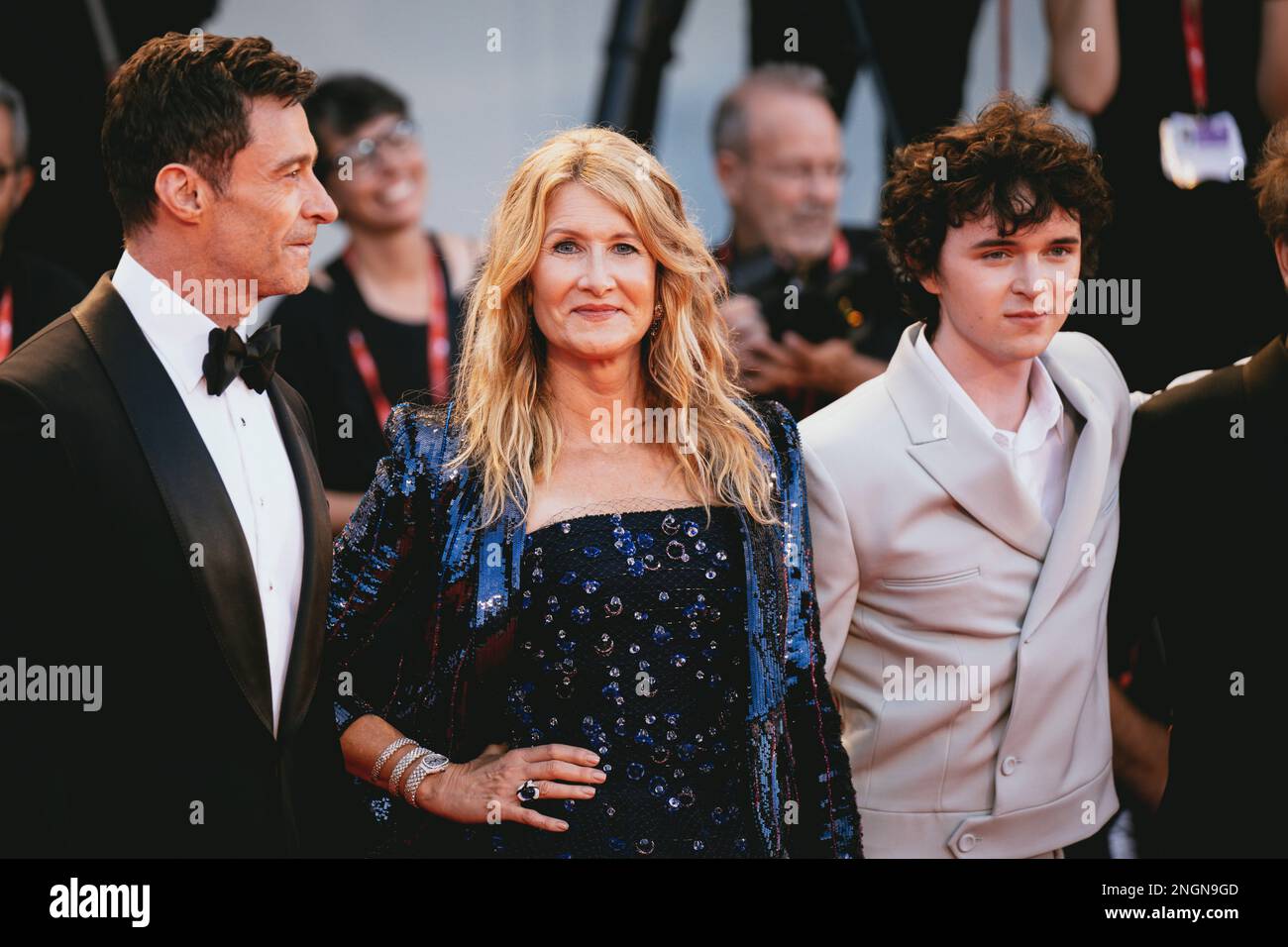 Venice, Venice, Italy, 07th September, 2022,  Laura Dern, Hugh Jackman and Vanessa Kirby attend the 2022 Venice Film Festival (Photo Credit: Giovanna Stock Photo