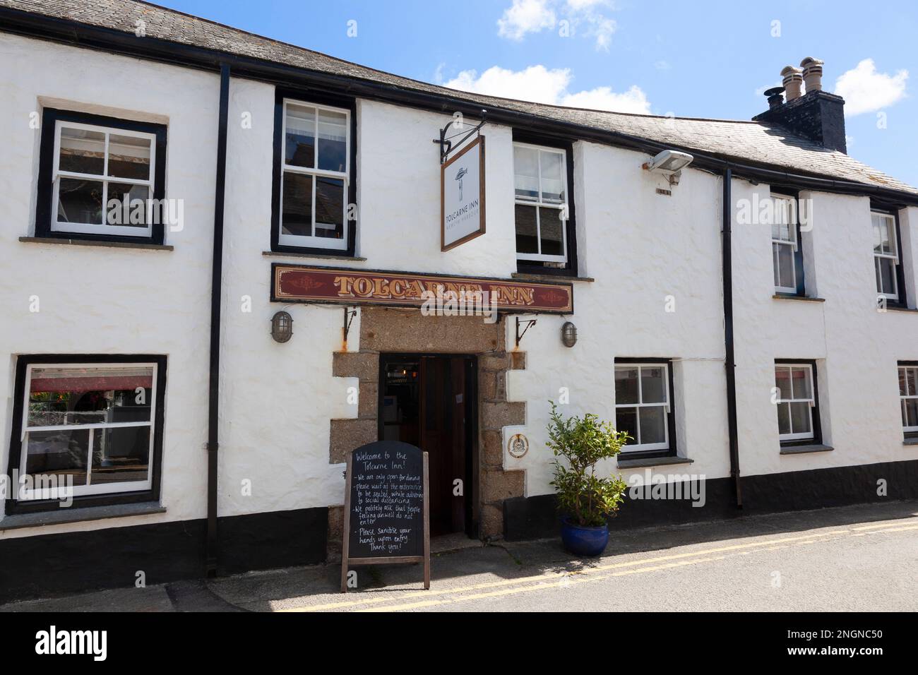 Tolcarne Inn, Newlyn, Cornwall Stock Photo - Alamy