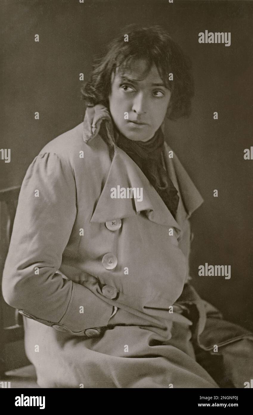 John MartinHarvey in 'The Only Way' photo by Ellis & Walery Studio (London) restored from