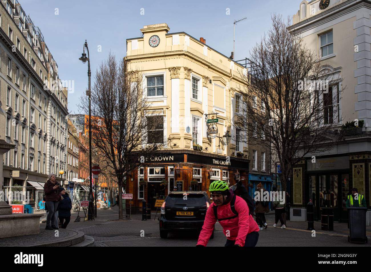 The Crown pub in Seven Dials district of London, England Stock Photo