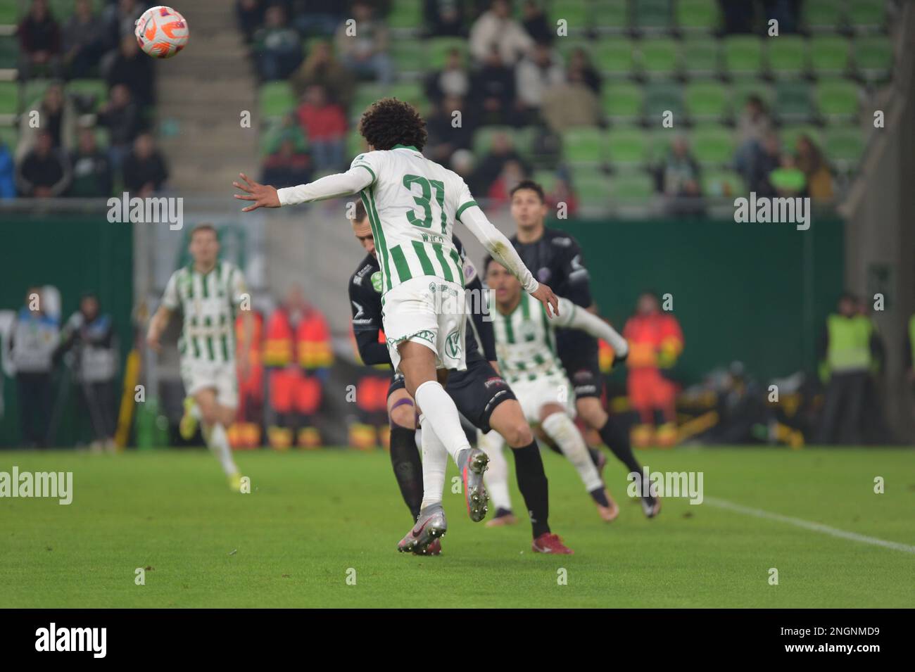 Budapest, Hungary, 18th Feb 2023, Ferencvaros TC draws 1-1 with Kecskemeti  TE in the Groupama Arena, Balint SZENTGALLAY / Alamy Live News Stock Photo  - Alamy