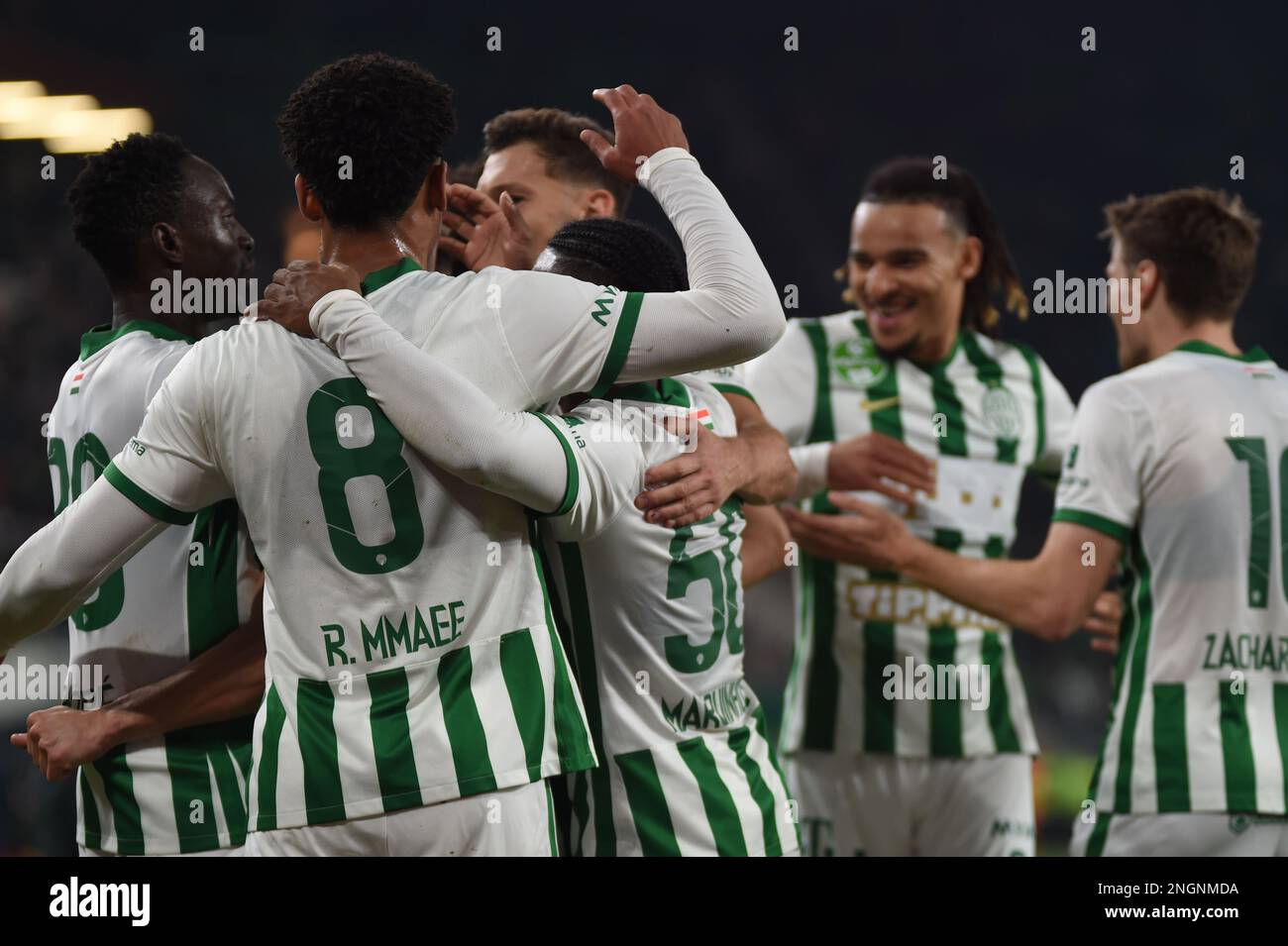 Budapest, Hungary, 18th Feb 2023, Ferencvaros TC draws 1-1 with Kecskemeti  TE in the Groupama Arena, Balint SZENTGALLAY / Alamy Live News Stock Photo  - Alamy