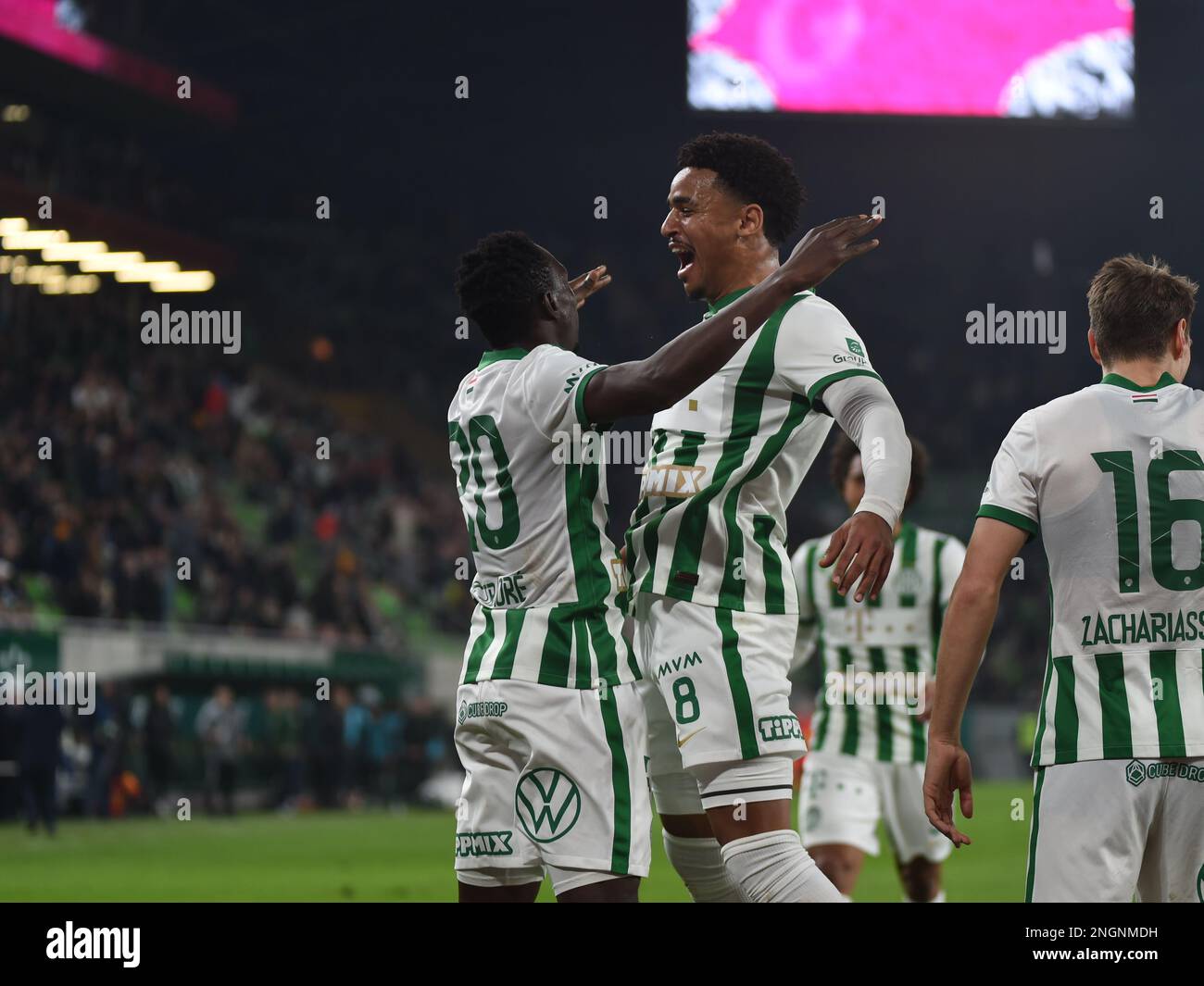 Budapest, Hungary, 18th Feb 2023, Ferencvaros TC draws 1-1 with Kecskemeti  TE in the Groupama Arena, Balint SZENTGALLAY / Alamy Live News Stock Photo  - Alamy