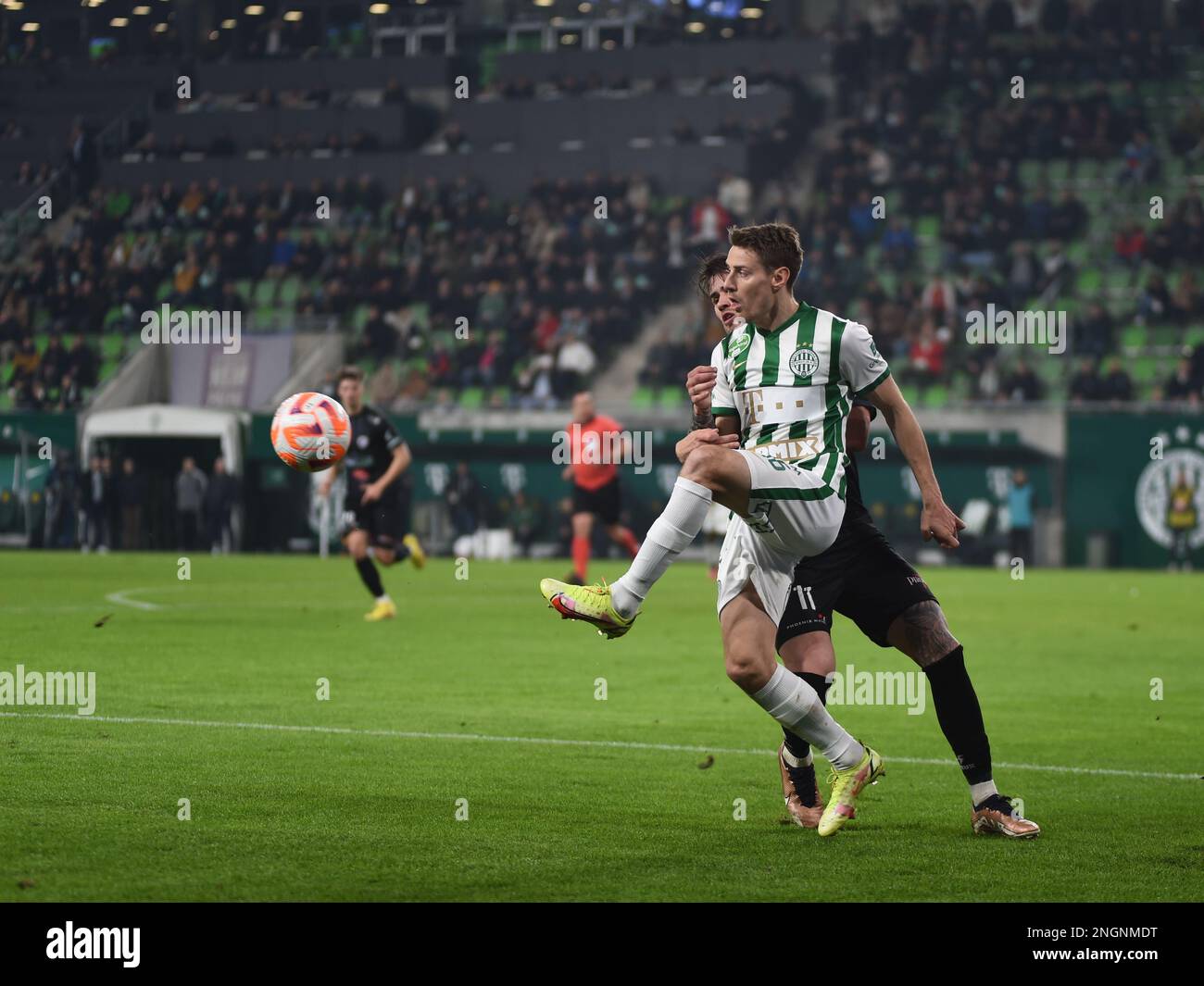 Budapest, Hungary, 18th Feb 2023, Ferencvaros TC draws 1-1 with Kecskemeti  TE in the Groupama Arena, Balint SZENTGALLAY / Alamy Live News Stock Photo  - Alamy