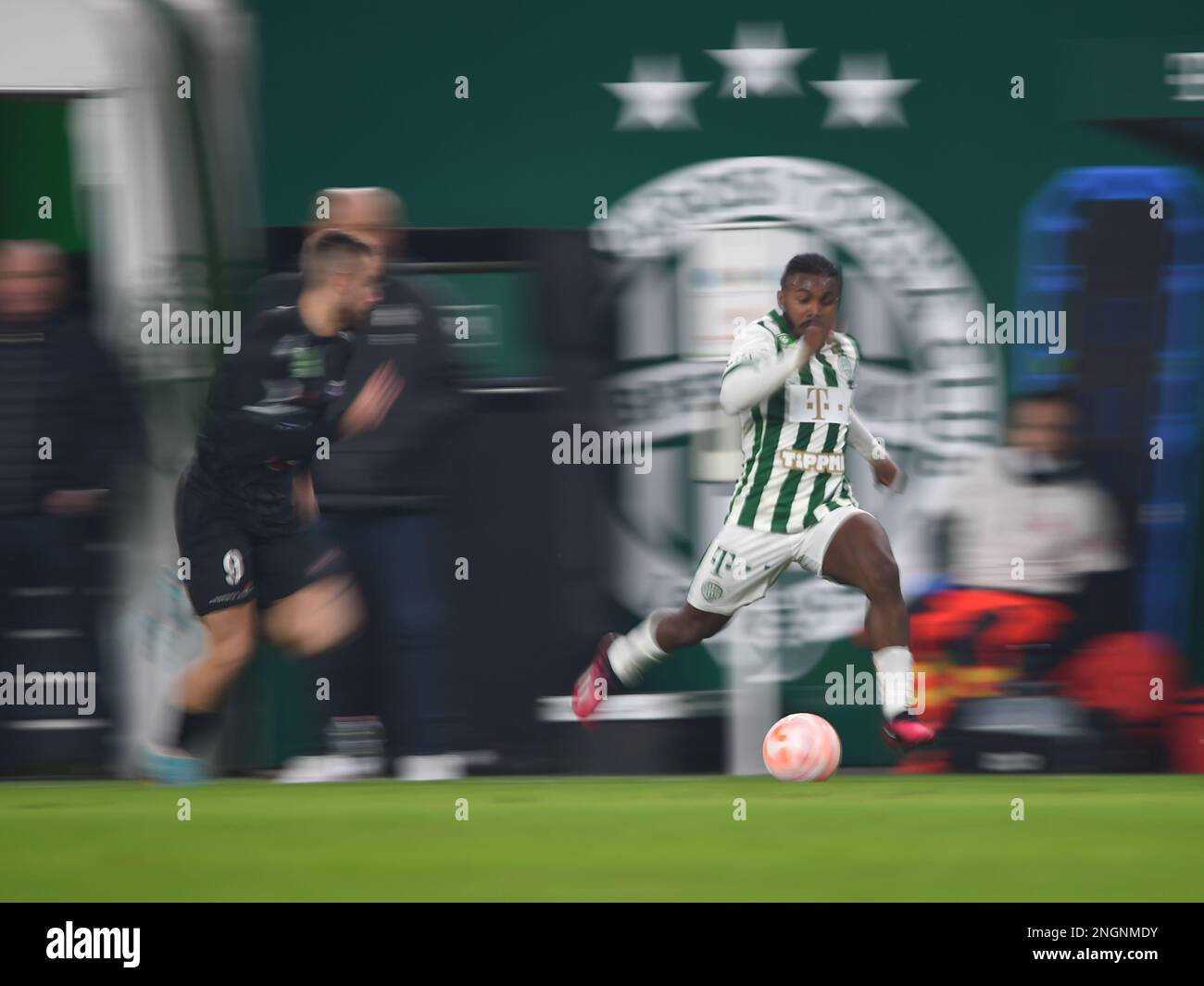 Budapest, Hungary, 18th Feb 2023, Ferencvaros TC draws 1-1 with Kecskemeti  TE in the Groupama Arena, Balint SZENTGALLAY / Alamy Live News Stock Photo  - Alamy