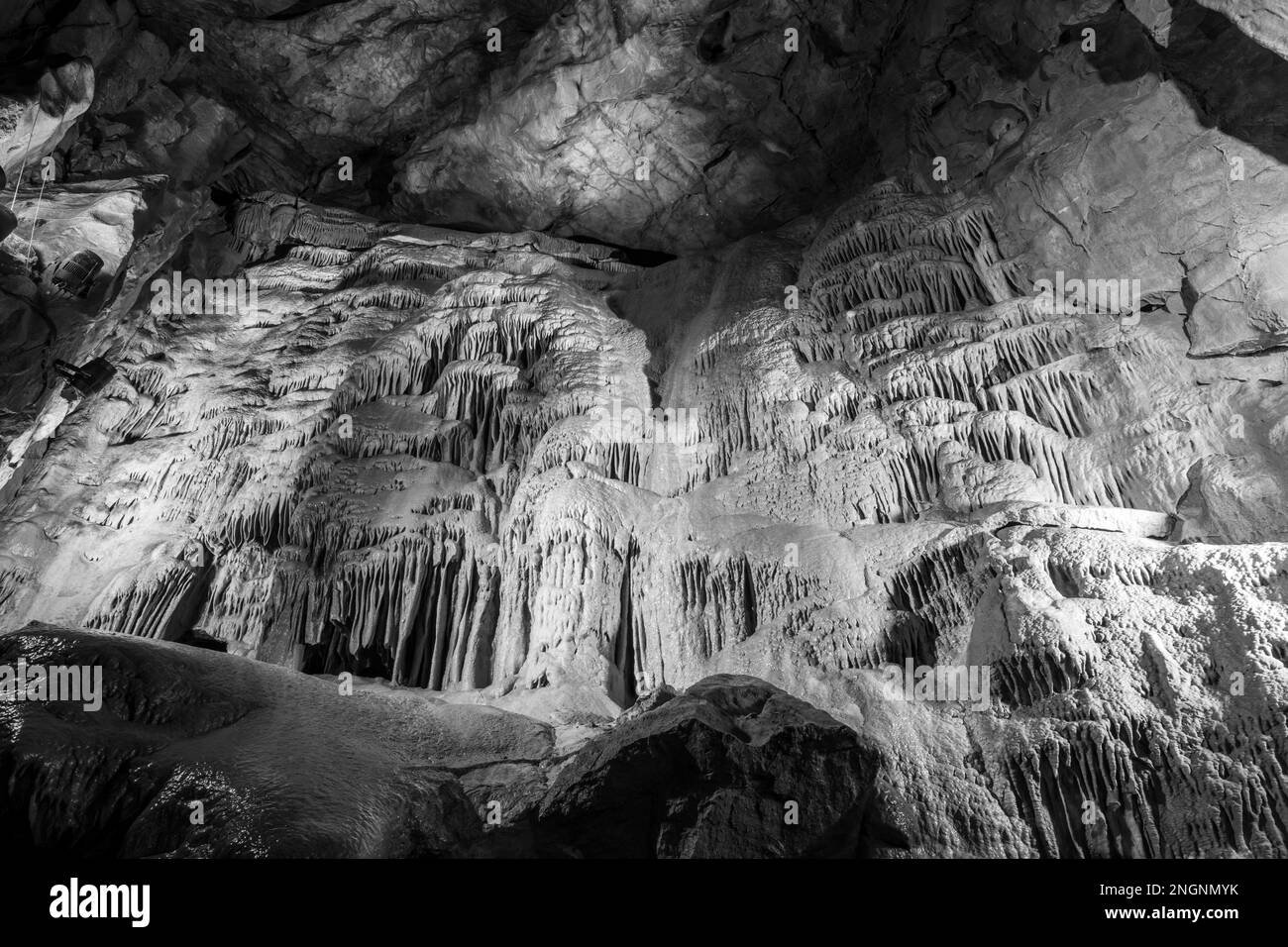 The St Pauls rock formation in Goughs Cave in Cheddar in Somerset Stock Photo Alamy