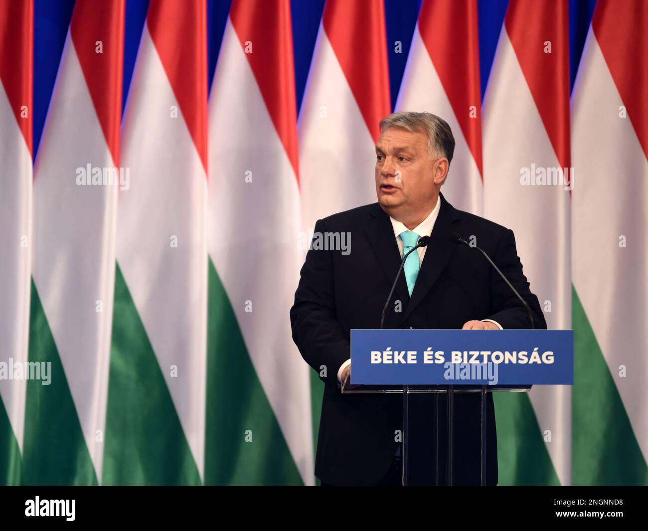 Budapest, Hungary, 18th Feb 2023, Ferencvaros TC draws 1-1 with Kecskemeti  TE in the Groupama Arena, Balint SZENTGALLAY / Alamy Live News Stock Photo  - Alamy