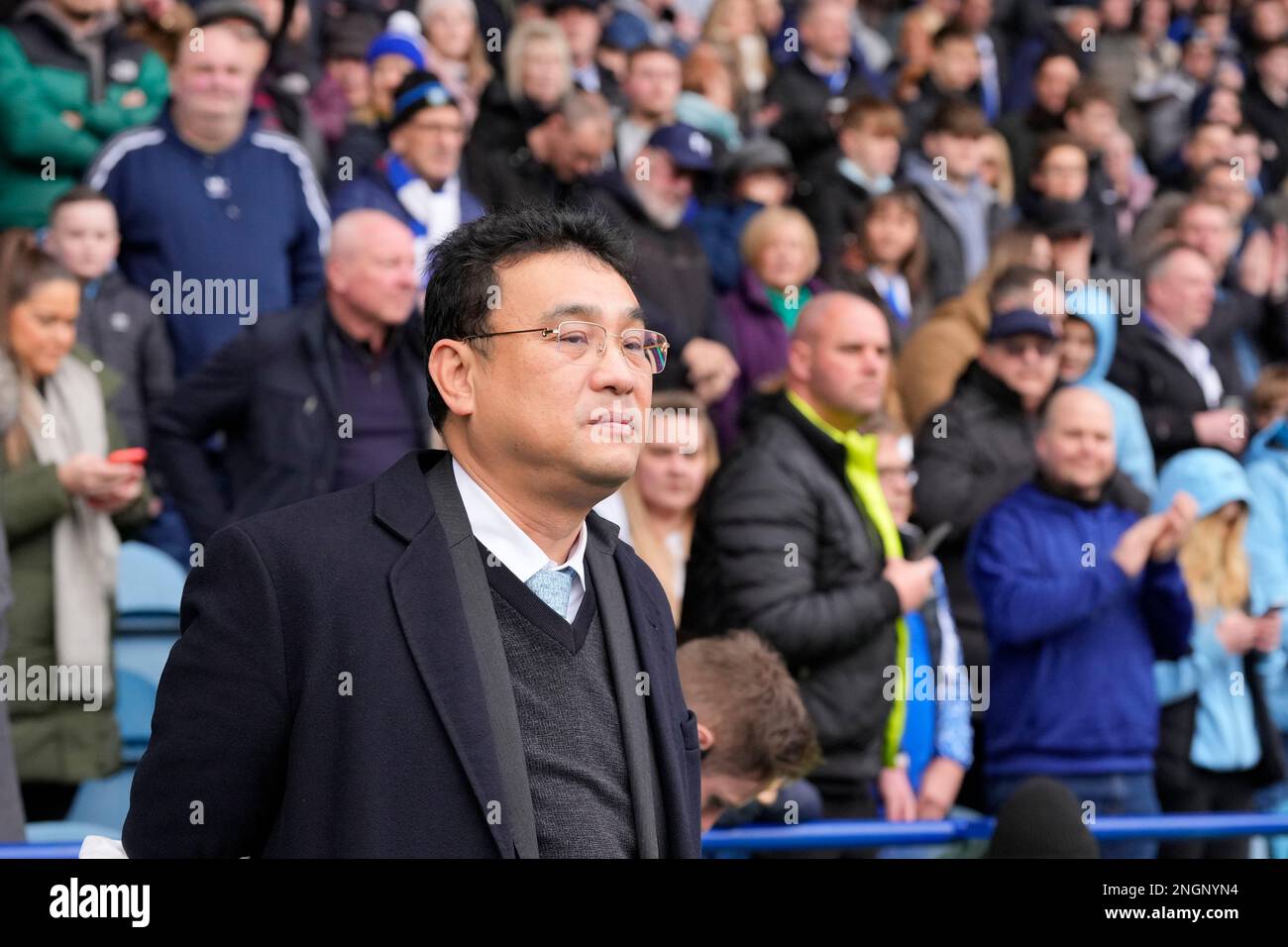 Dejphon Chansiri, Owner of Sheffield Wednesday before the Sky Bet League 1 match Sheffield Wednesday vs MK Dons at Hillsborough, Sheffield, United Kingdom, 18th February 2023  (Photo by Steve Flynn/News Images) Stock Photo
