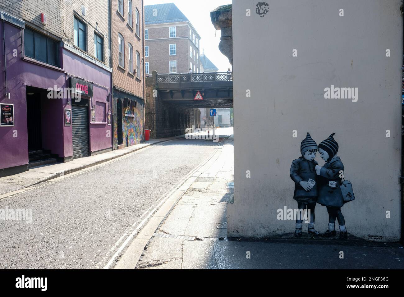 Street Art Graffiti in Bristol Stock Photo Alamy