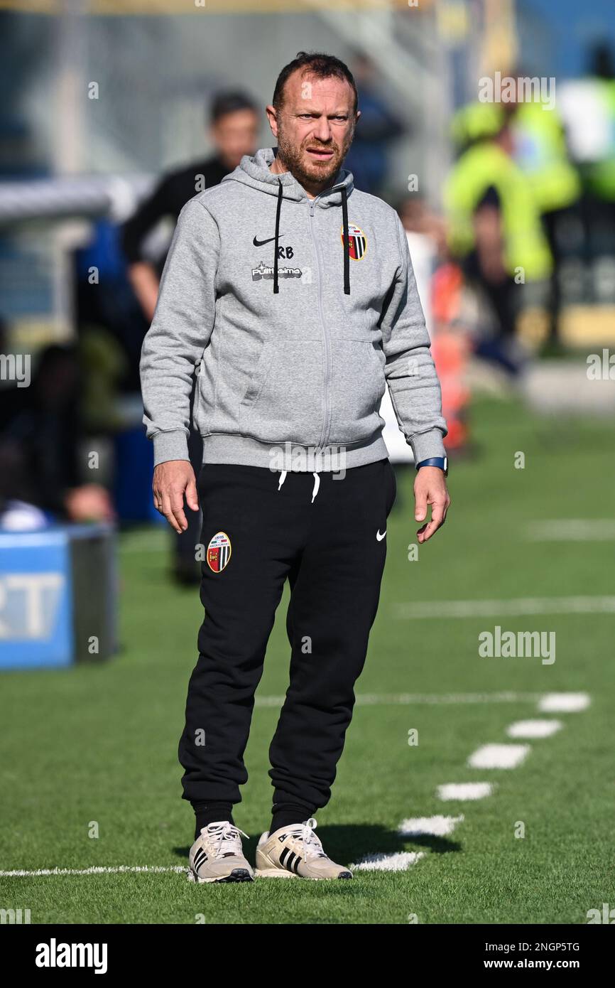 Parma, Italy. 18th Feb, 2023. Tardini Stadium, 18.02.23 Referee Mr.  Niccolo' Baroni during the Serie B match between Parma and Ascoli at  Tardini Stadium in Parma, Italia Soccer (Cristiano Mazzi/SPP) Credit: SPP