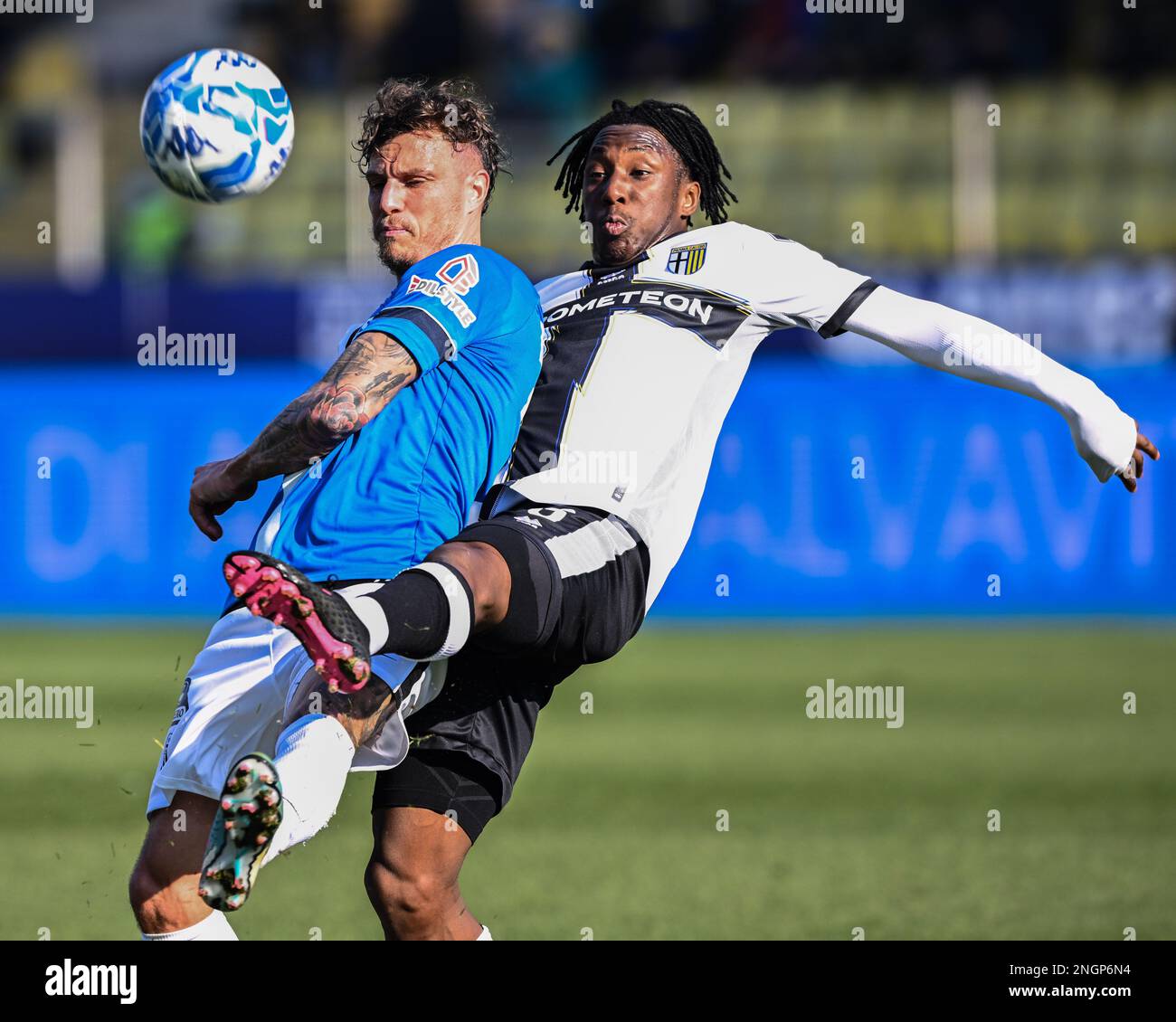 Parma, Italy. 18th Feb, 2023. Tardini Stadium, 18.02.23 Referee Mr.  Niccolo' Baroni during the Serie B match between Parma and Ascoli at  Tardini Stadium in Parma, Italia Soccer (Cristiano Mazzi/SPP) Credit: SPP