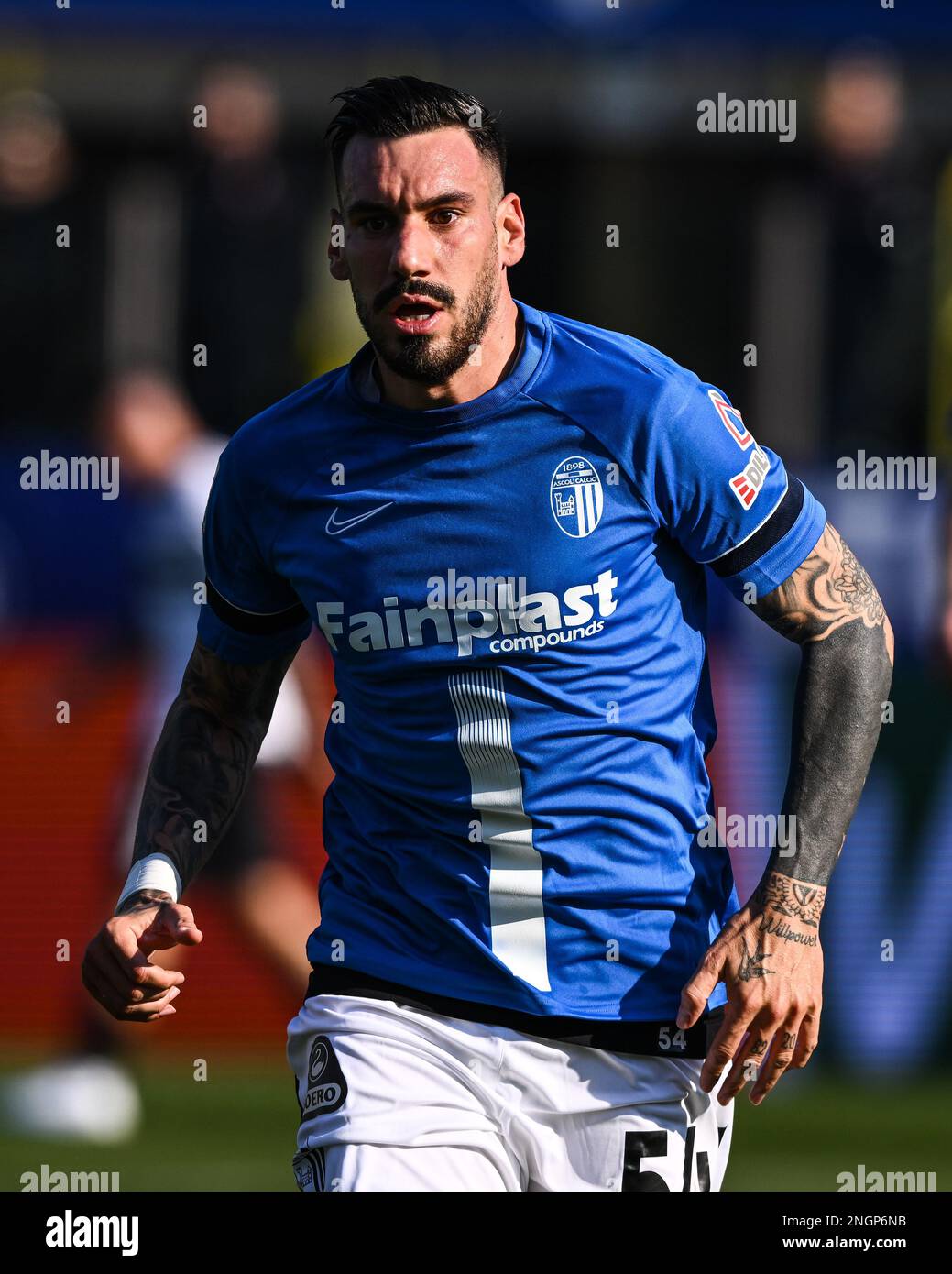 Parma, Italy. 18th Feb, 2023. Tardini Stadium, 18.02.23 Francesco Forte (11  Ascoli) after the Serie B match between Parma and Ascoli at Tardini Stadium  in Parma, Italia Soccer (Cristiano Mazzi/SPP) Credit: SPP