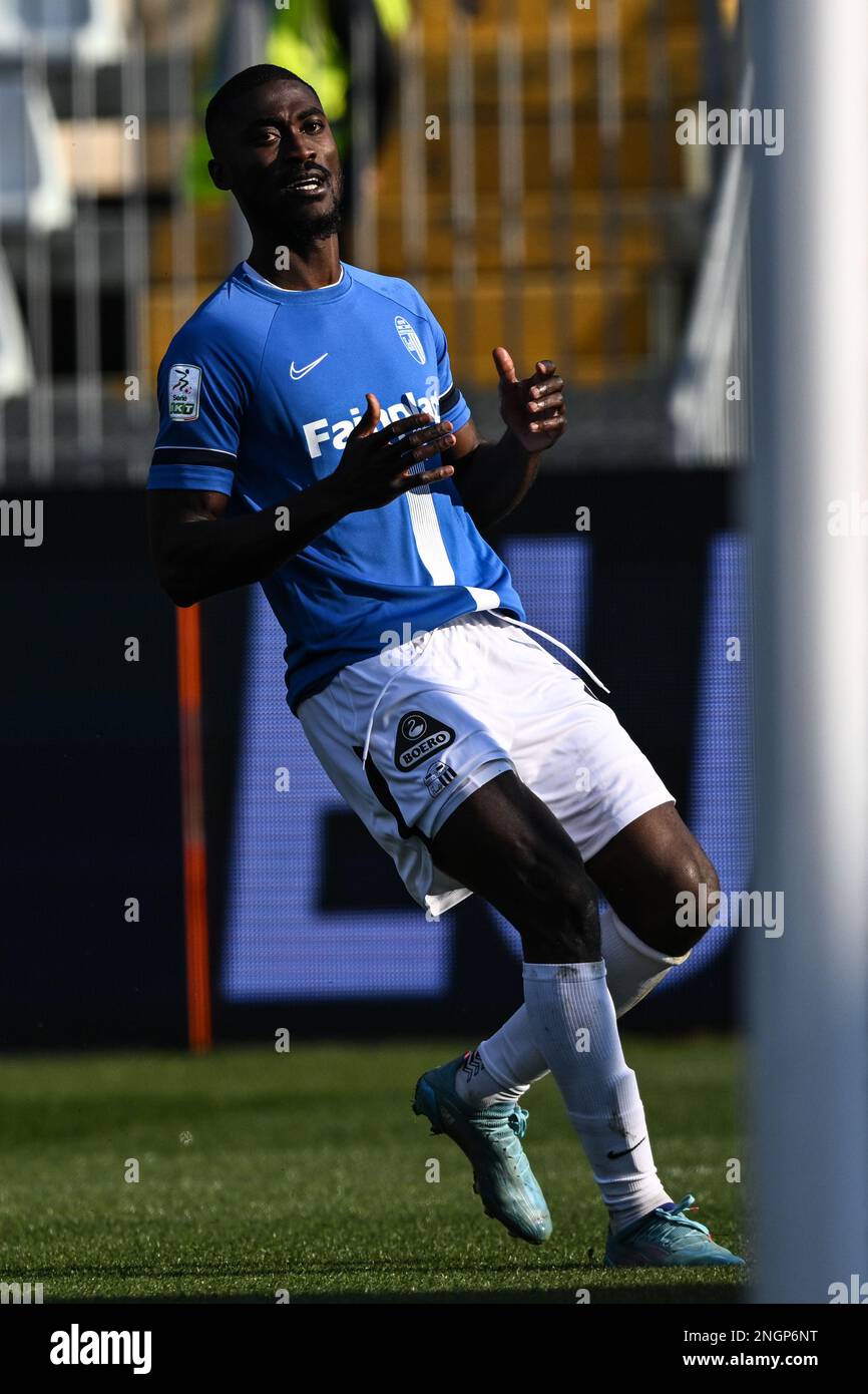 Parma, Italy. 18th Feb, 2023. Tardini Stadium, 18.02.23 Francesco Forte (11  Ascoli) after the Serie B match between Parma and Ascoli at Tardini Stadium  in Parma, Italia Soccer (Cristiano Mazzi/SPP) Credit: SPP