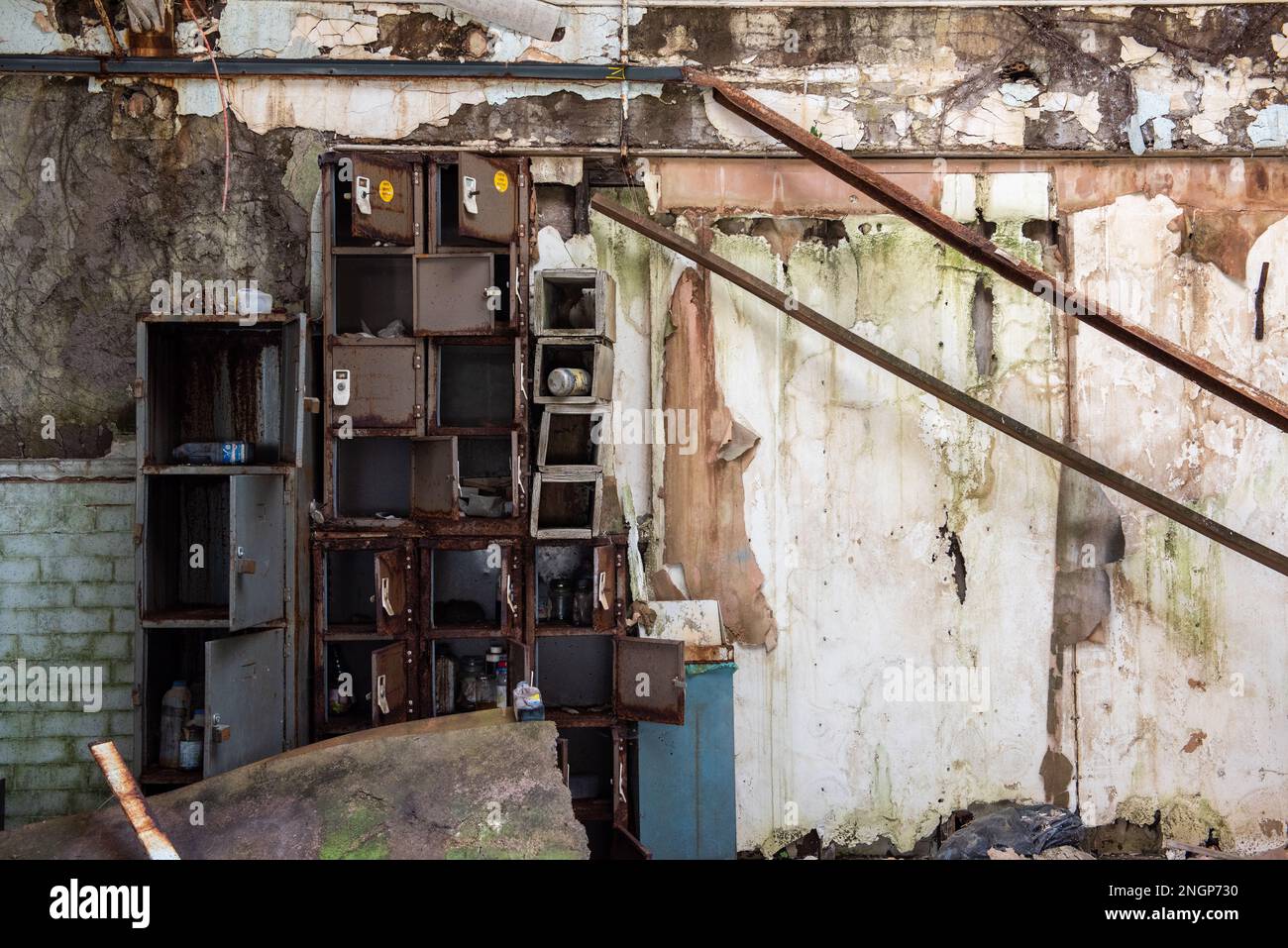 Mid Wales Counties Mental Hospital Stock Photo