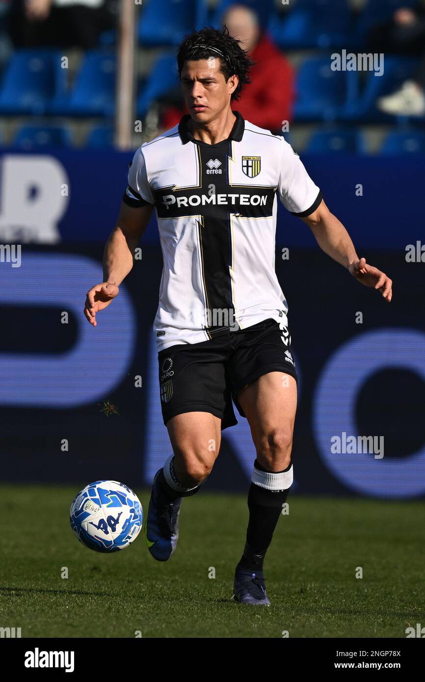 Parma, Italy. 18th Feb, 2023. Tardini Stadium, 18.02.23 Luca Zanimacchia  (17 Parma) during the Serie B match between Parma and Ascoli at Tardini  Stadium in Parma, Italia Soccer (Cristiano Mazzi/SPP) Credit: SPP