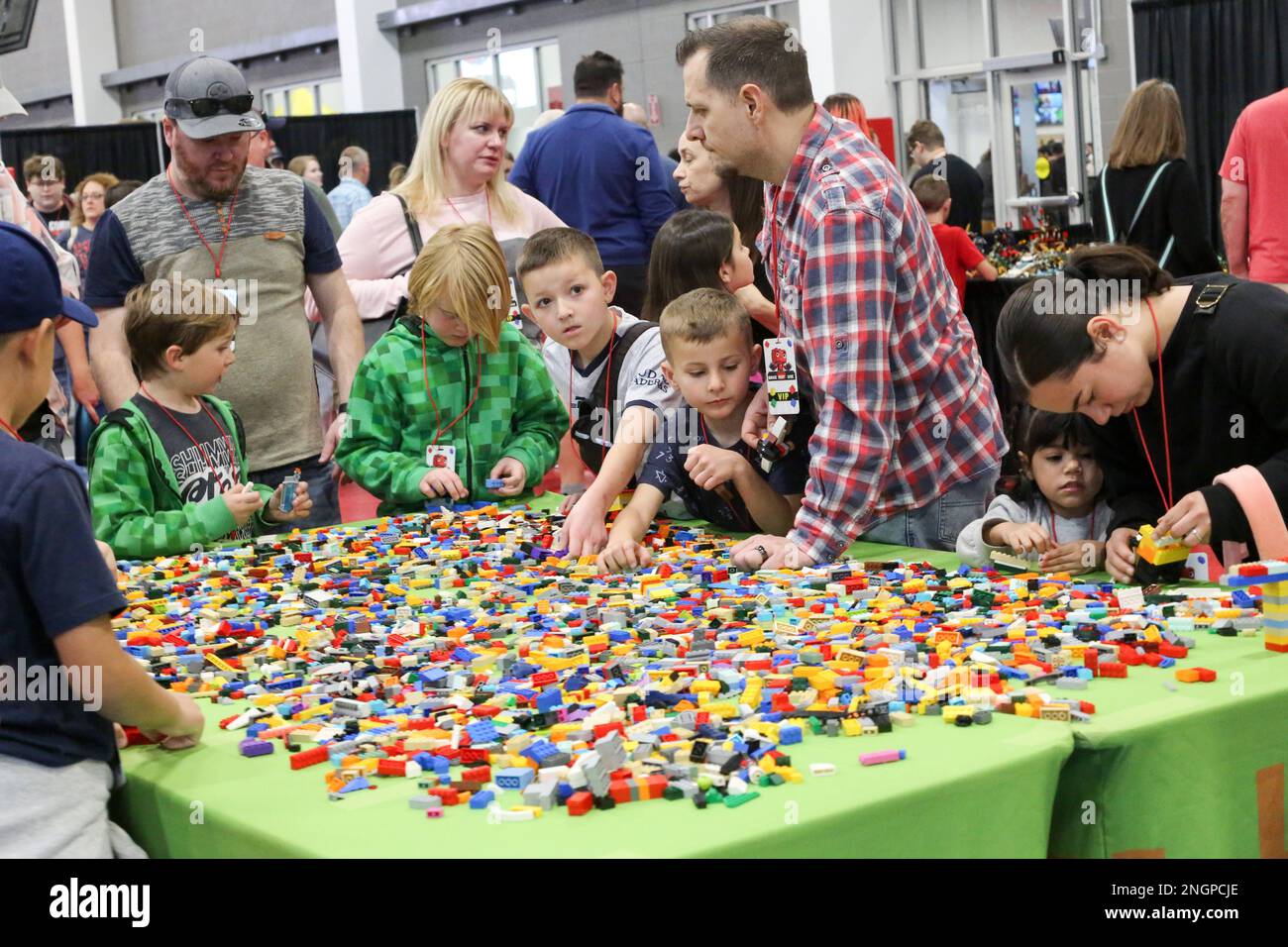 Kids and adults alike who enjoy LEGOS assemble their own LEGO creations