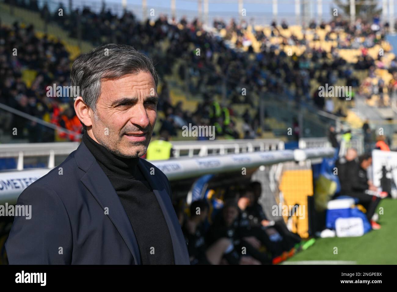 Parma, Italy. 05th Feb, 2023. Tardini Stadium, 05.02.23 Head Coach Parma  Fabio Pecchia during the Serie B match between Parma and Genoa at Tardini  Stadium in Parma, Italia Soccer (Cristiano Mazzi/SPP) Credit