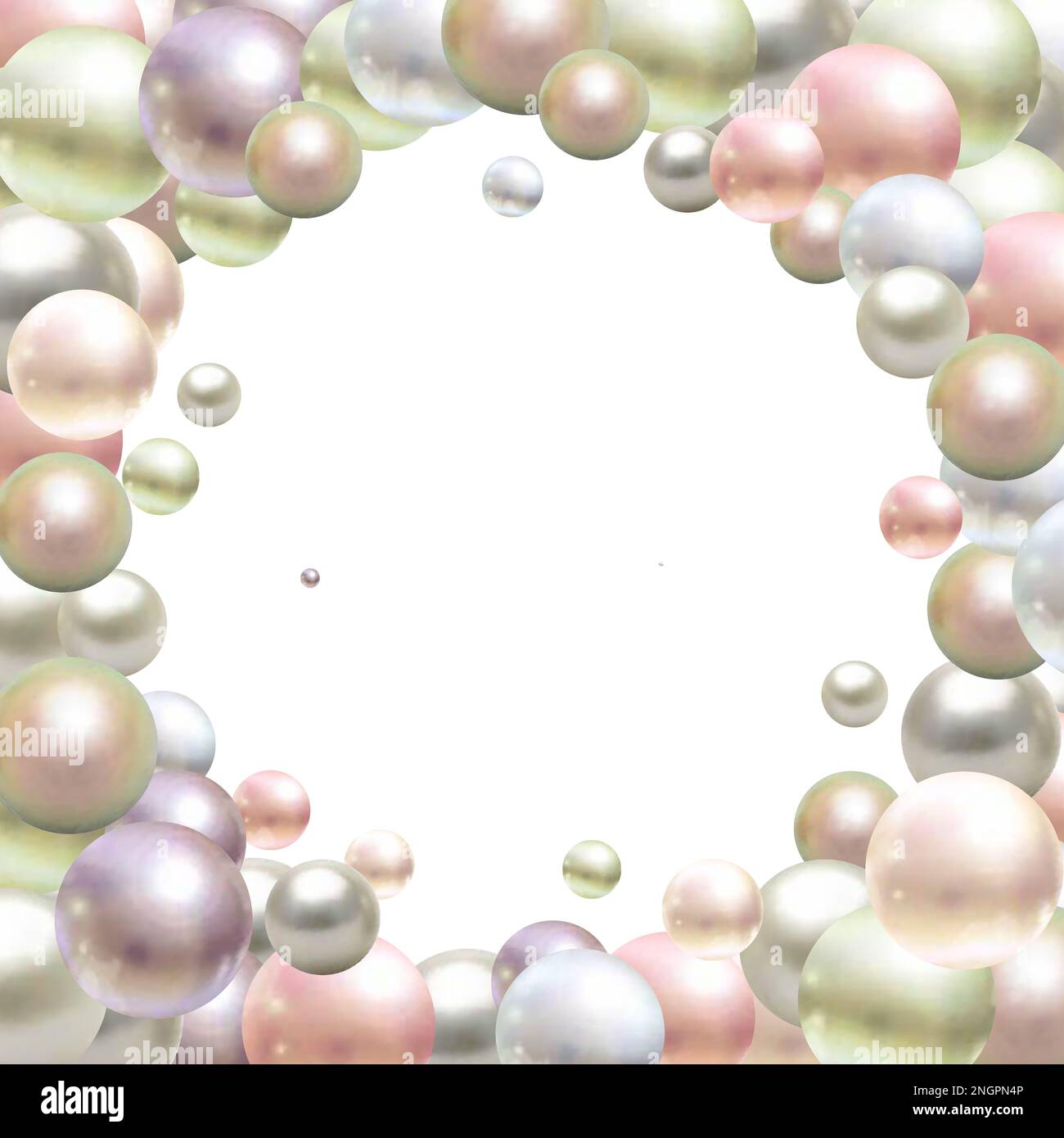 Abstract 3d background with balls of color. Vector design element Stock ...