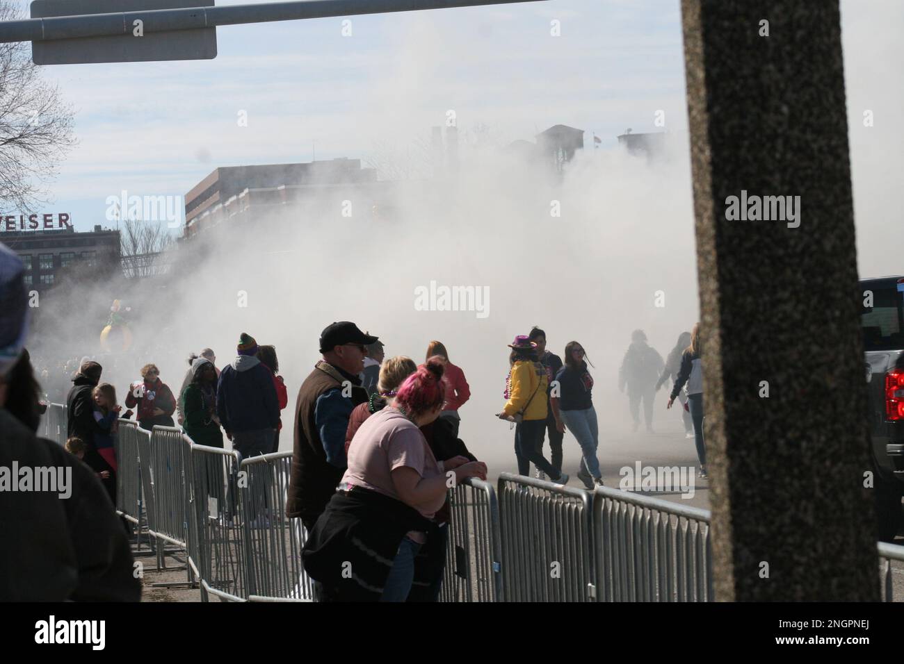 st louis mardi gras parade fire