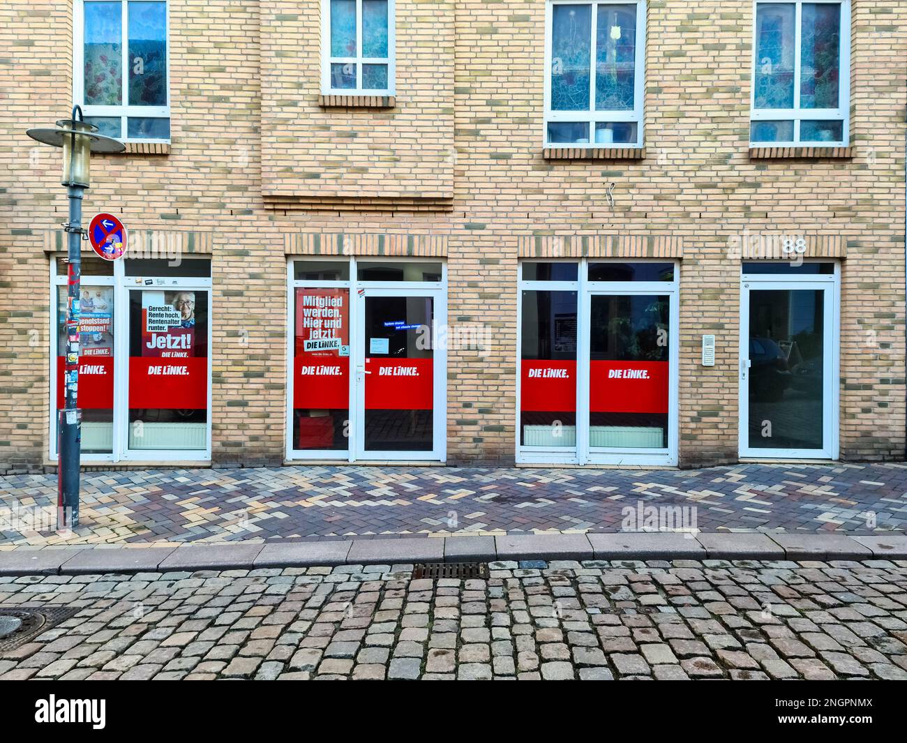 Flensburg, Germany 18 February 2023 Local party headquarters of the