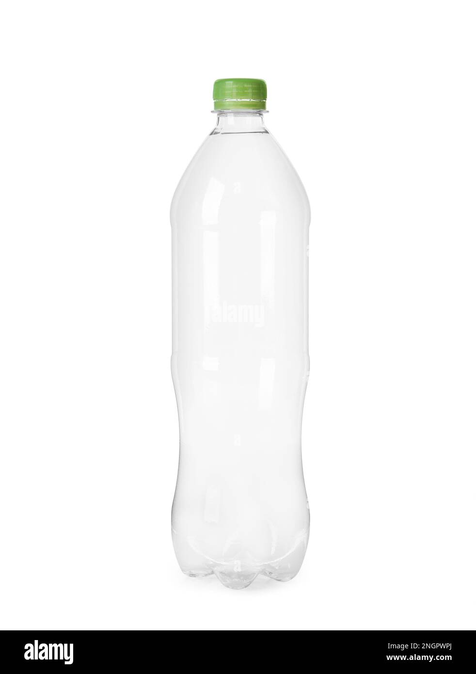 Empty disposable plastic bottle isolated on white Stock Photo Alamy