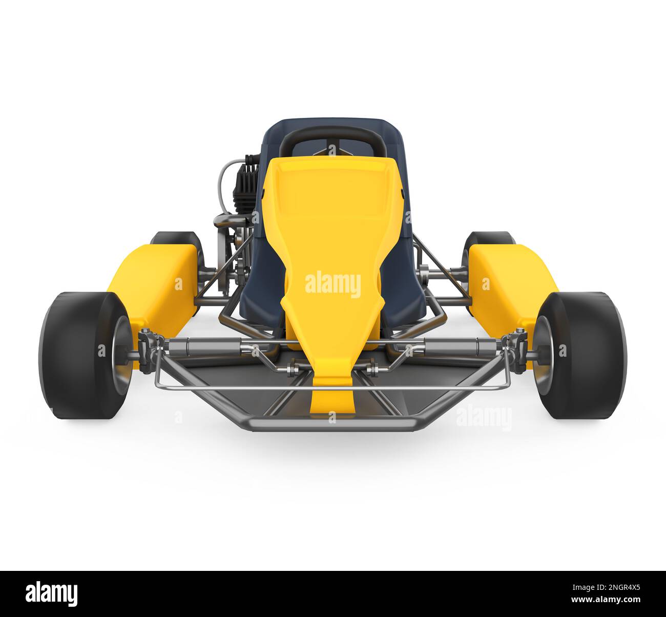 Gokart Racing Car Isolated Stock Photo Alamy