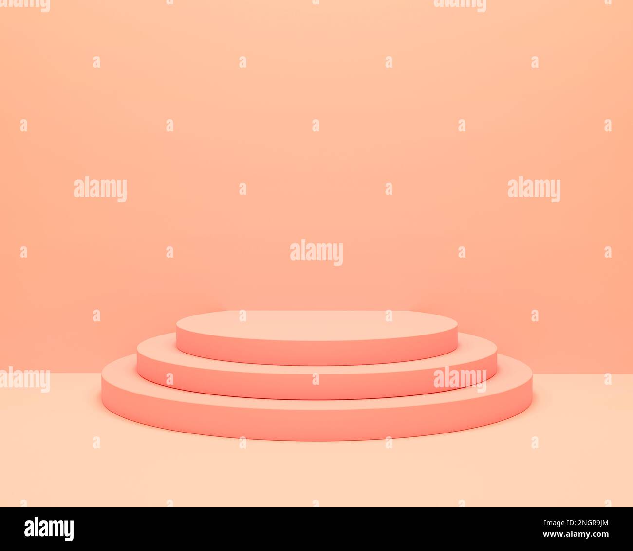 Modern background platform with podium. Background 3d rendering crystal