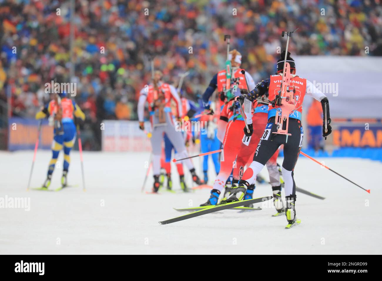 Stadium Ringen 18th February 2023, Lotto Thüringen Arena, Oberhof, Germany; 2023 BMW ...