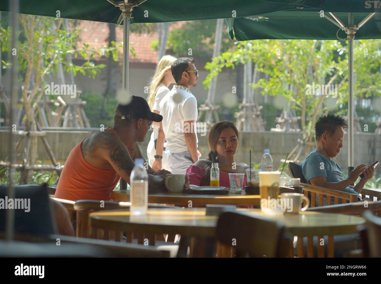 Starbucks Coffee Shop Central Festival Mall Pattaya Thailand Stock