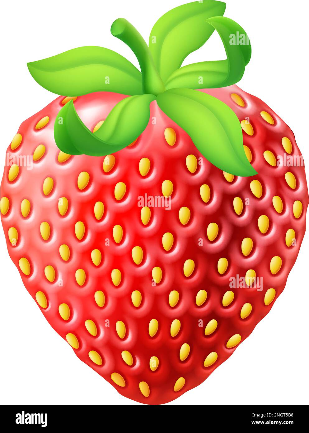 Strawberry Cartoon Emoji Emoticon Icon Stock Vector Image & Art Alamy