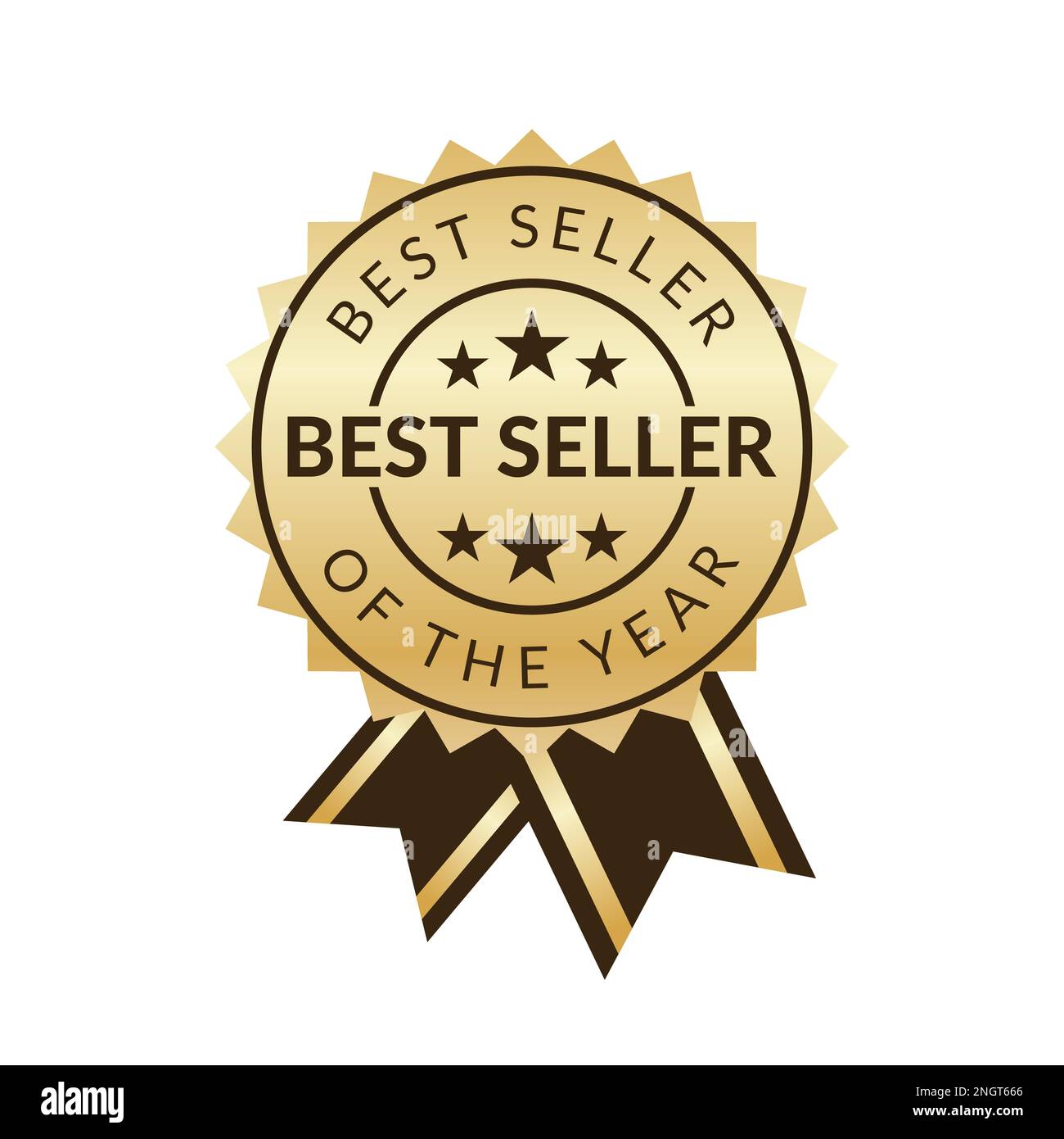 Bestseller grunge icon Royalty Free Vector Image
