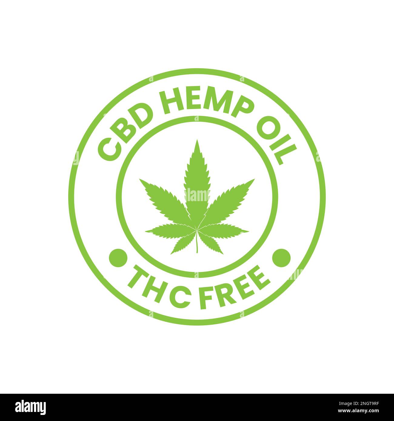 THC Free Stamp Icon, thc free badge vector, thc free seal icon, cbd
