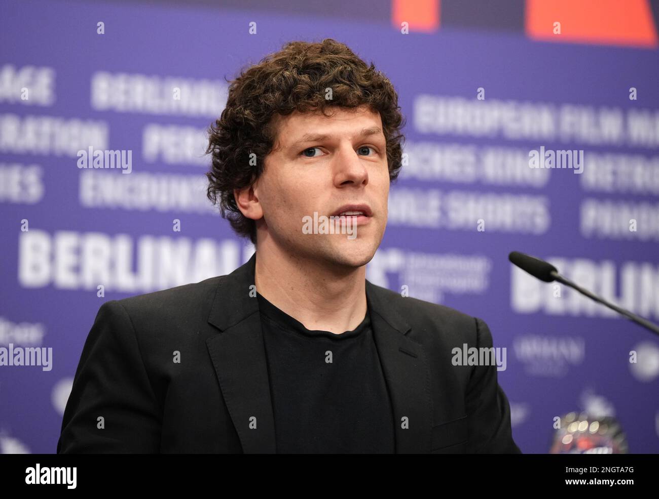 Berlin, Germany. 18th Feb, 2023. Actor Jesse Eisenberg, photographed at
